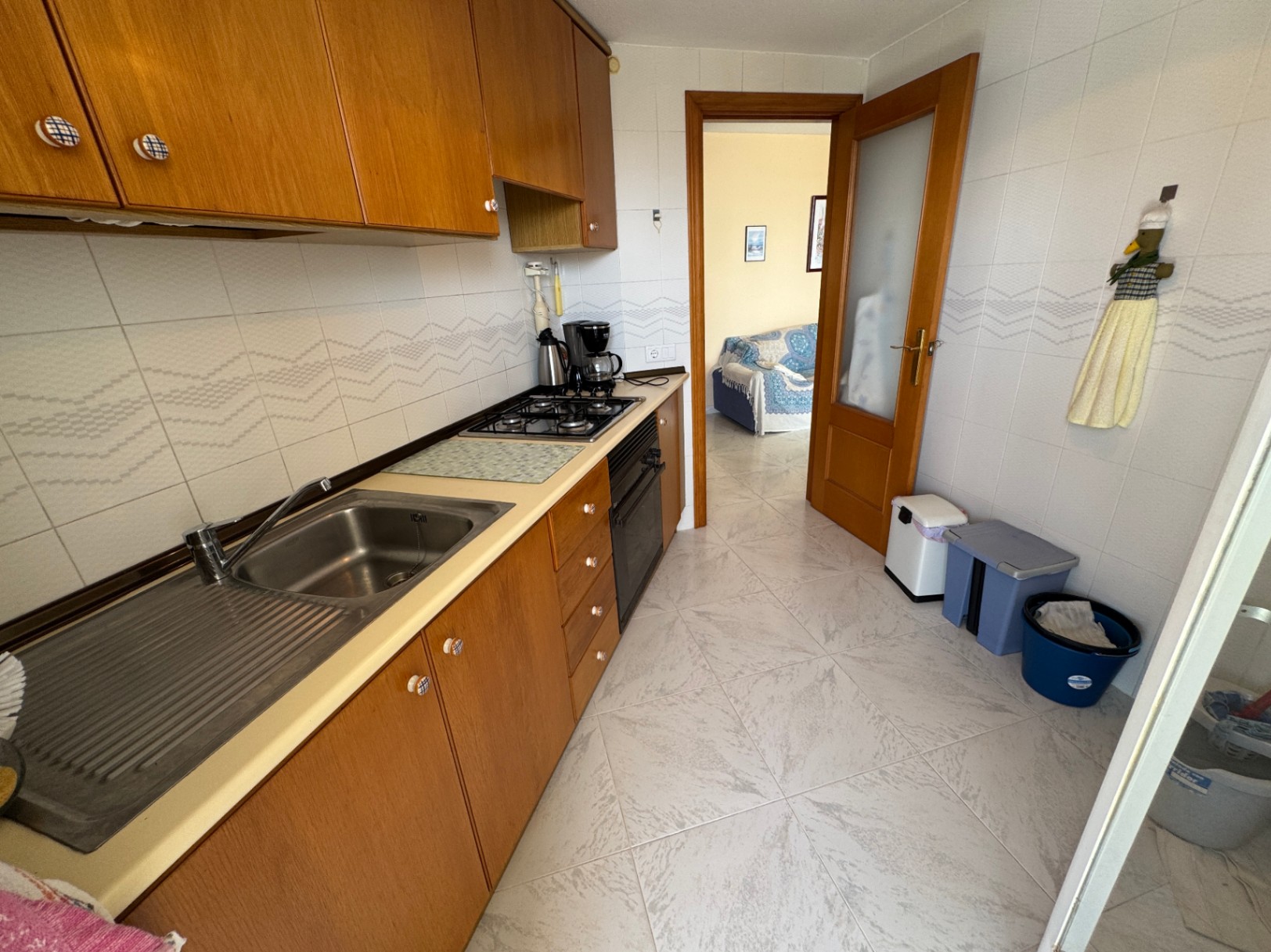 Apartamento con vistas al mar y acceso directo a la Playa de la Fossa