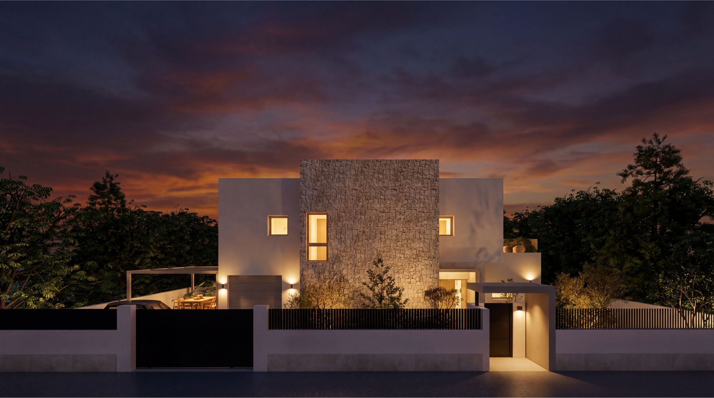 Villa de nueva construcción con vistas al Peñón