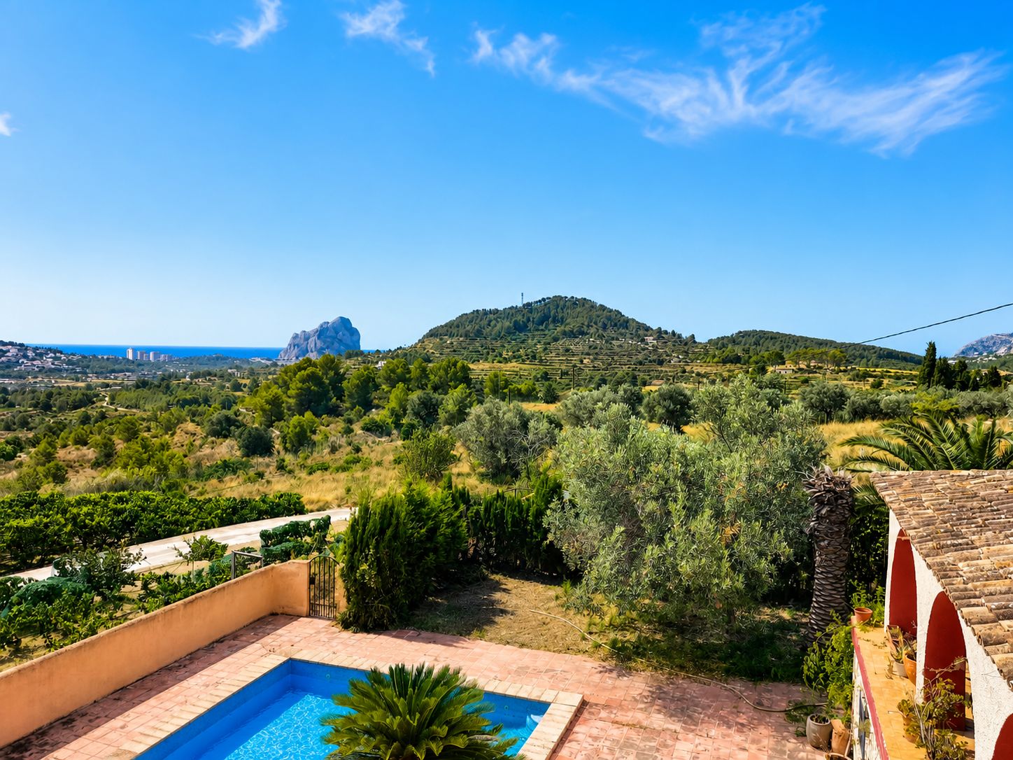 Lo más buscado: Finca en Benimarraig (Benissa) con vistas al mar y muchas posibilidades.