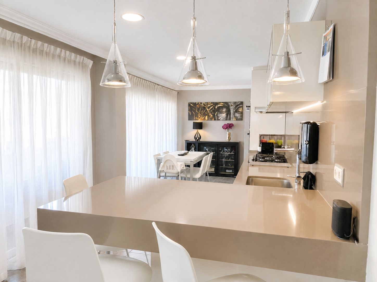 Espacioso y precioso piso para vivir en Calpe con todas las comodidades a un paso de la playa Arenal