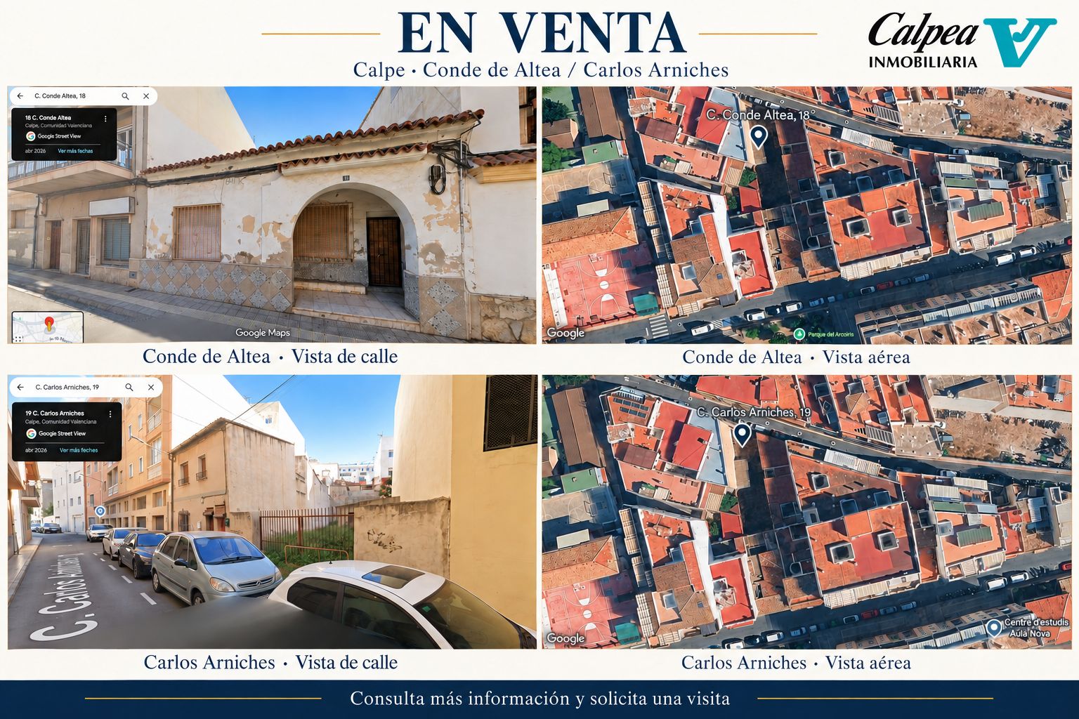 Parcela / Solar / Terreno ( Conde de Altea / Carlos Arniches )